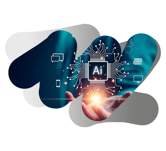 Representación visual de inteligencia artificial y automatización.
